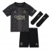 Camisa de Futebol Paris Saint-Germain Kylian Mbappe #7 Equipamento Alternativo Infantil 2023-24 Manga Curta (+ Calças curtas)